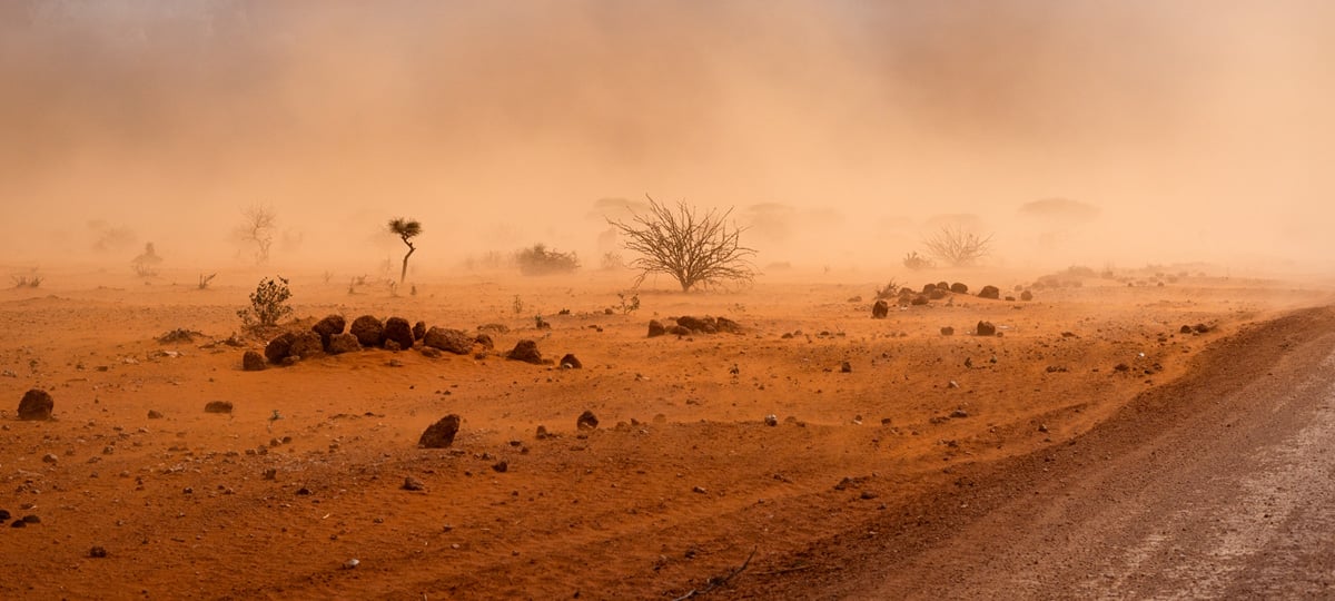 Landschap in Ethiopië