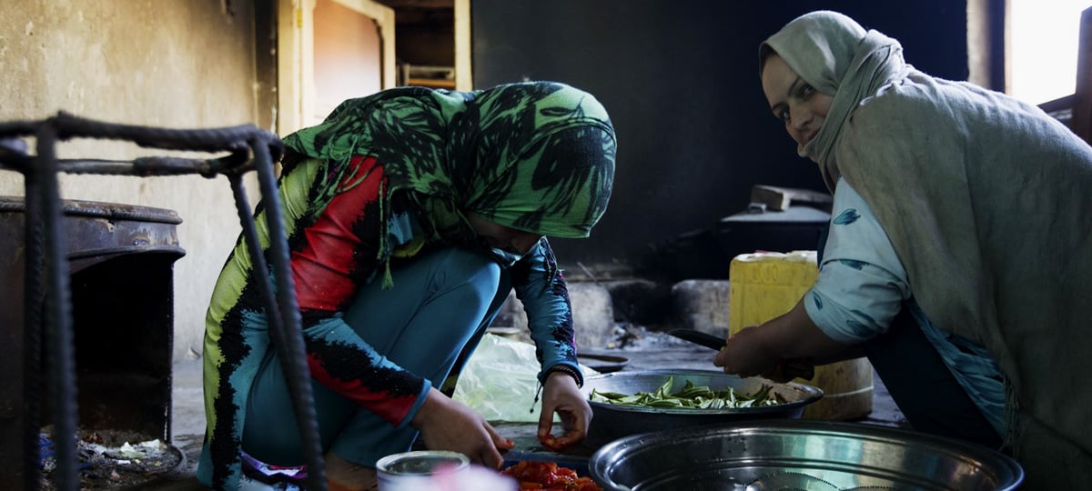 Vrouwen die koken