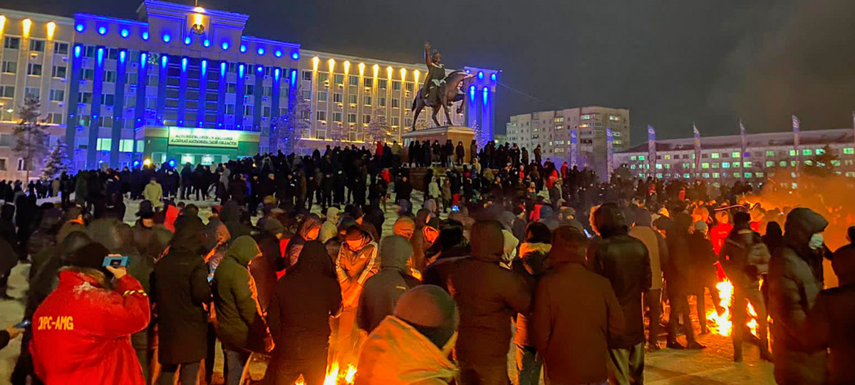 Protesten in Kazachstan