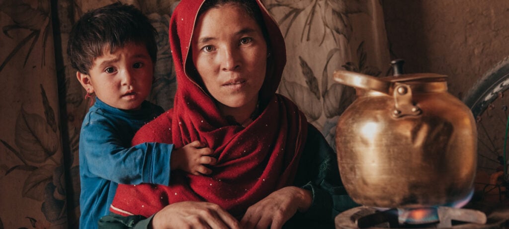 Vrouw in Afghanistan