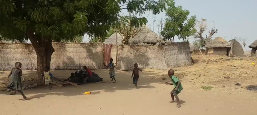 Spelende kinderen in Nigeria