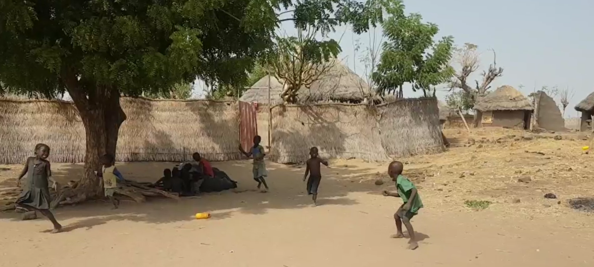 Spelende kinderen in Nigeria