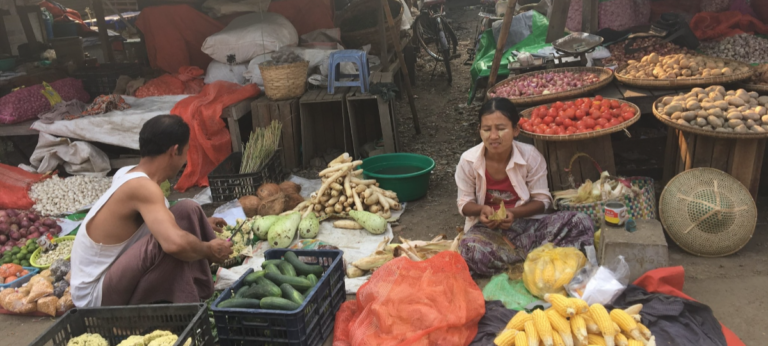 Markt in Myanmar