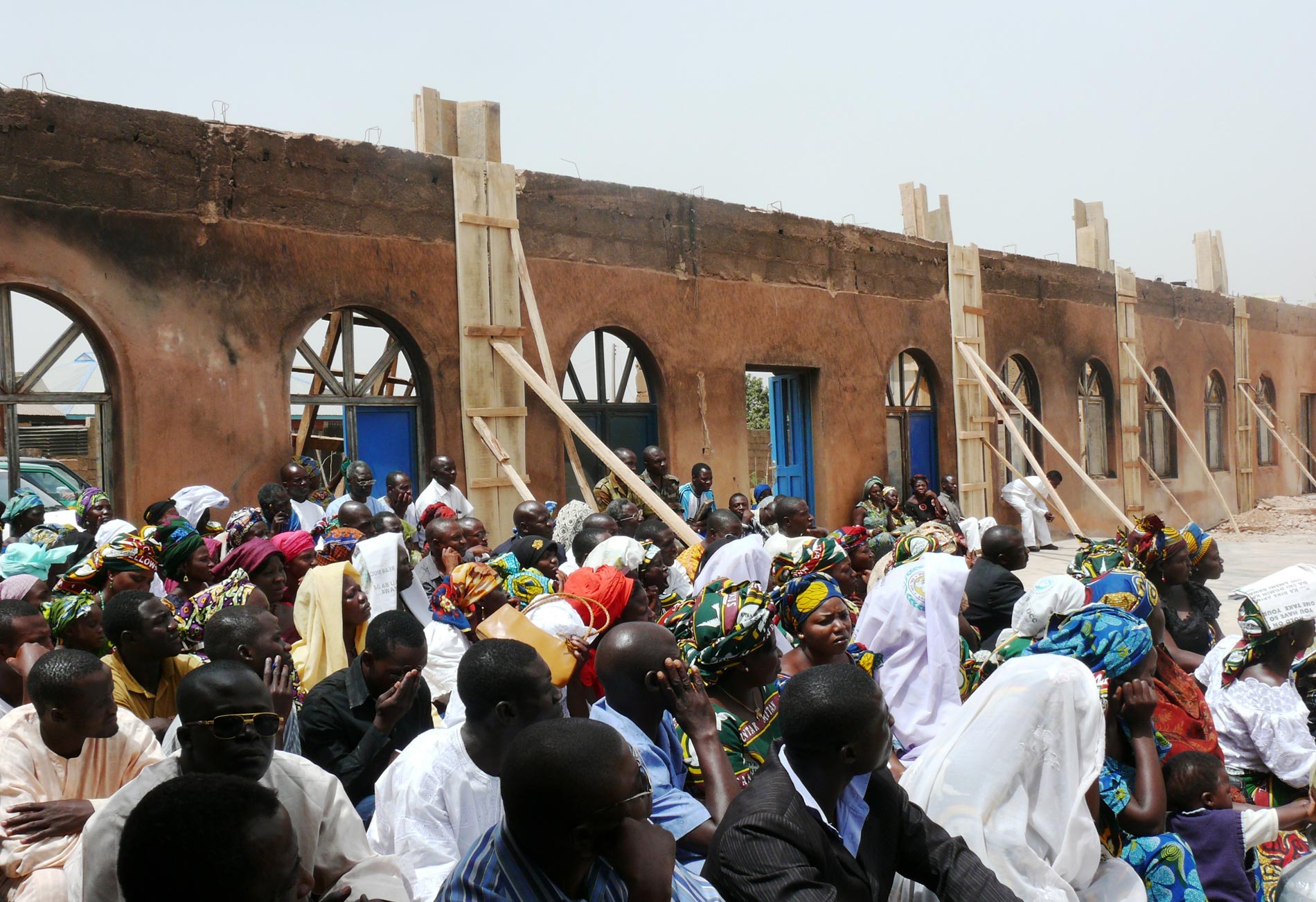 Kerkdienst in Nigeria