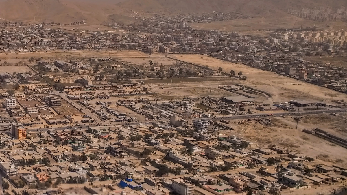 Luchtfoto Kabul