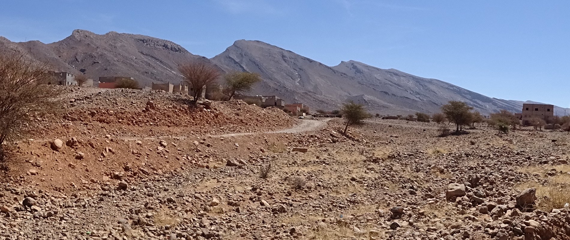 Landschap in Noord-Afrika