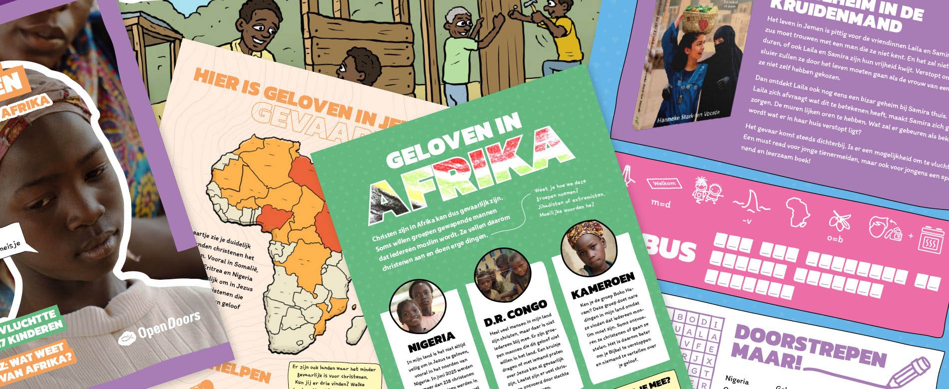 Kinderwerk Sub-Sahara Afrika - Website header