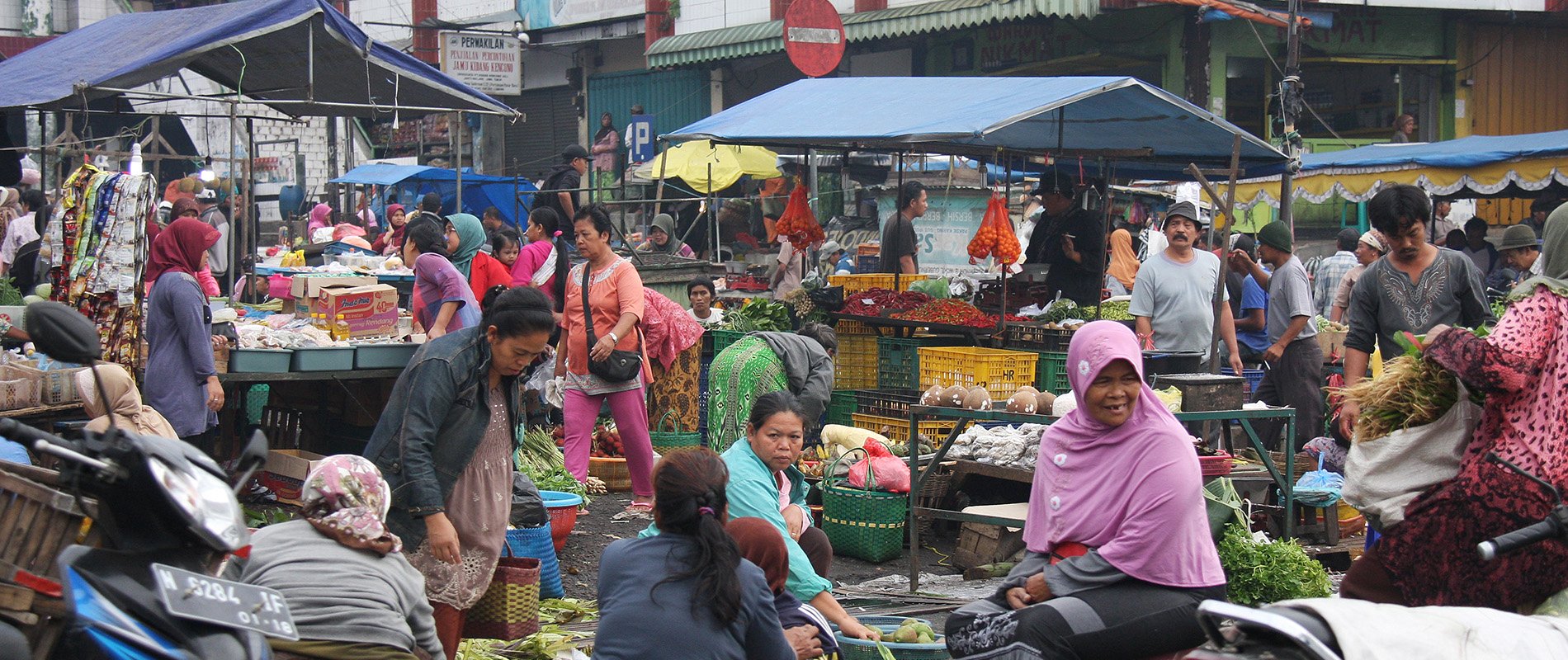 Lokale markt Indonesië