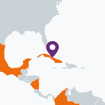 Kaart van Cuba