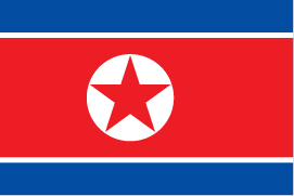Vlag Noord-Korea