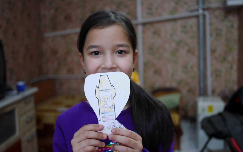 Schrijfactie Tekeningen voor kids in Centraal-Azië