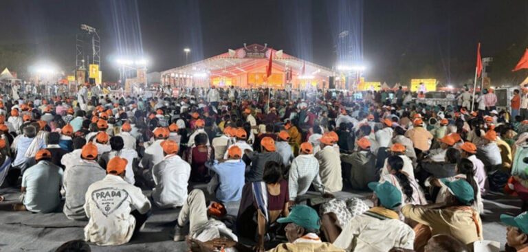 Demonstratie in India
